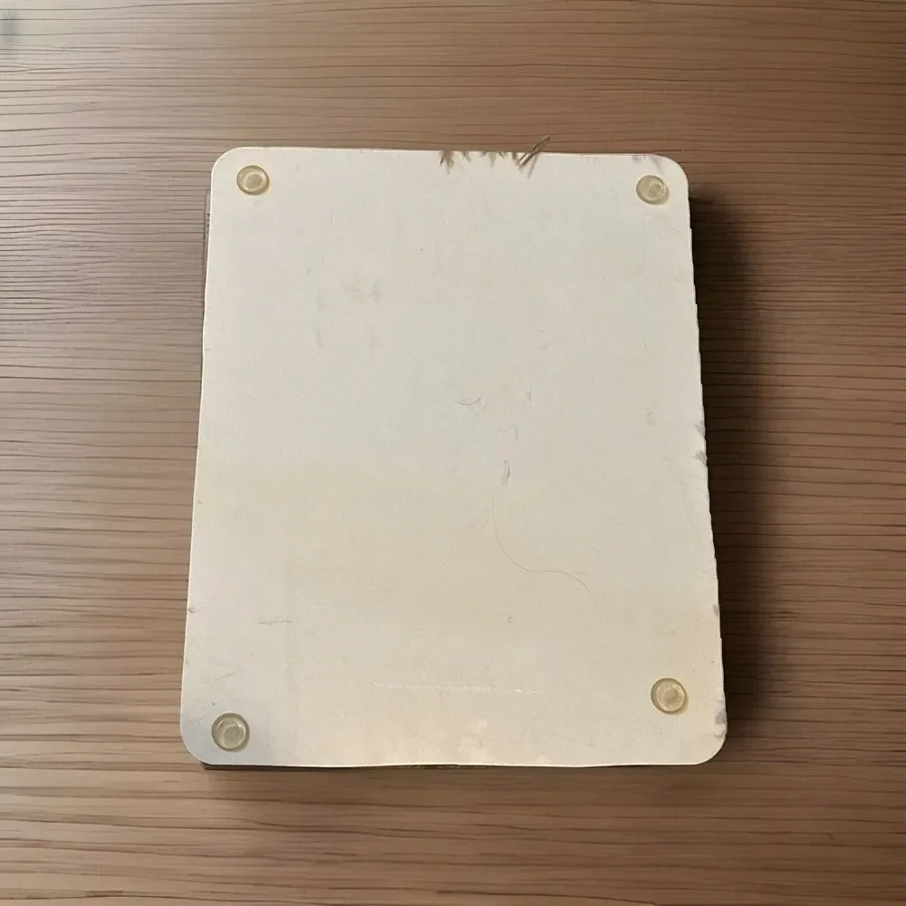 Vintage Vegetable Glass Cutting‎ Board 8x10